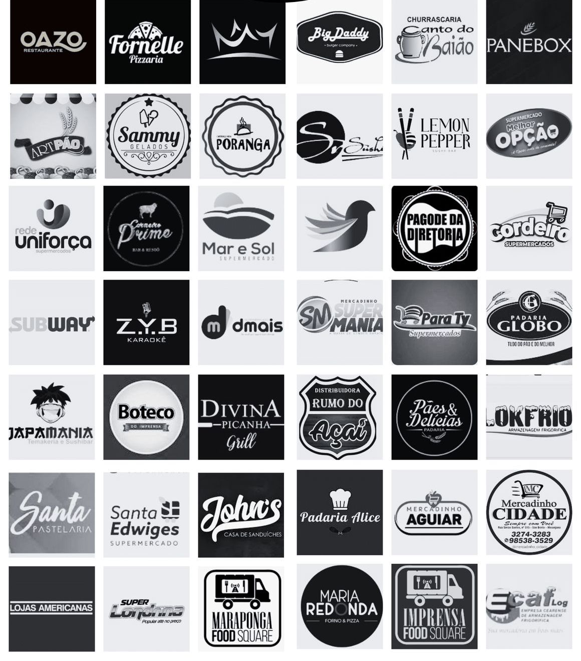 Logomarcas de clientes da RP Consultoria Alimentar, parte 2